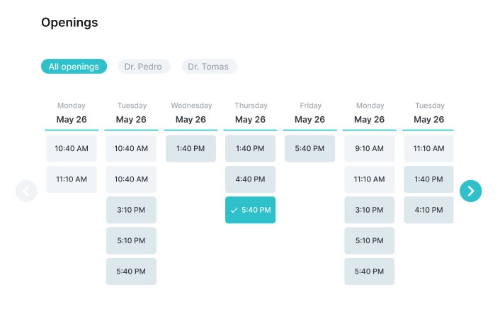 AVA Scheduler